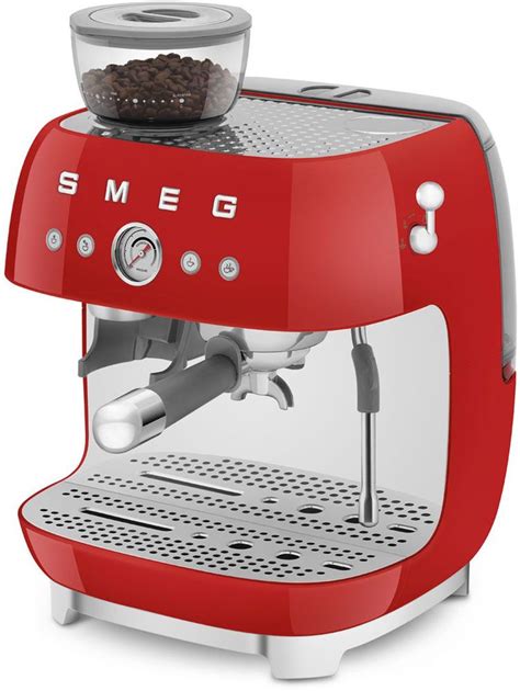 Machine Expresso Smeg Manuelle W Rouge Litres