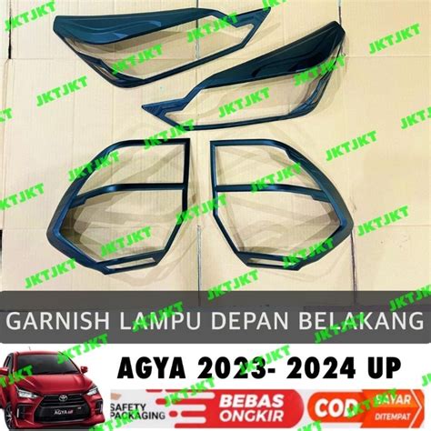 Jual Paket Garnish Lampu Depan Belakang Agya Up