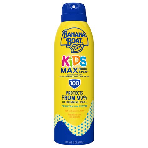 Save on Banana Boat Kids Max Sunscreen Continuous Spray Water Resistant ...