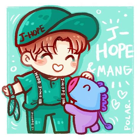 Jhope Mang Bts Dibujo Dibujos Chibi Foto En Dibujo