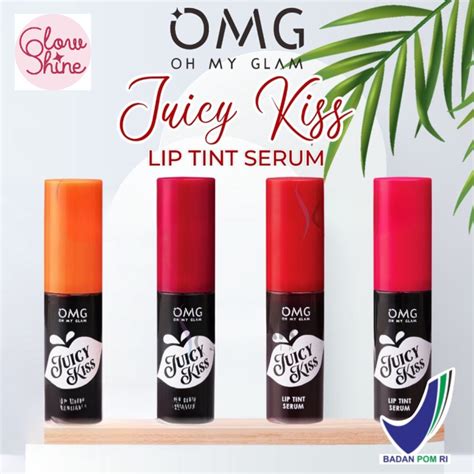 OMG Oh My Glam Juicy Kiss Lip Tint Serum 5 3gr Lazada Indonesia