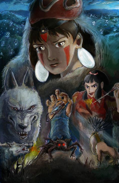 Princess Mononoke Movie Poster By Magamish On Deviantart