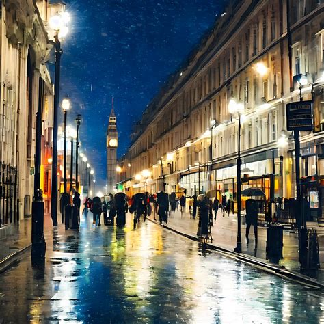 Streets of london Digital Art by Jan Olesen - Fine Art America