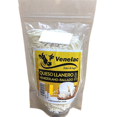 🥇 Queso Tipo Llanero Rallado Venelac 250gr Mándalo Market