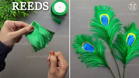 Amazing Diy How To Make Peacock Feather Using Ribbon Satin Ribbon