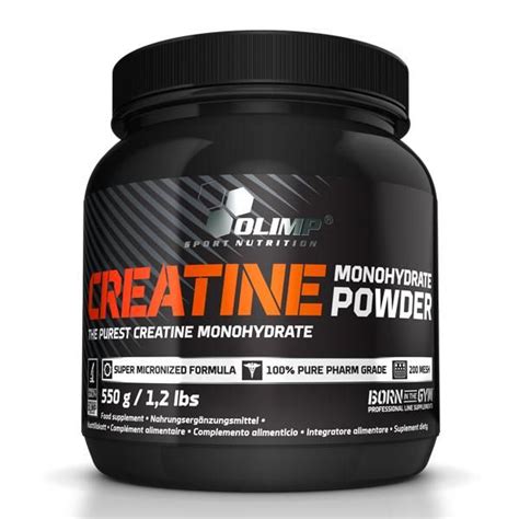 Creatine Monohydrate Powder 550g Olimp Sport Monohydrate Creatine Moremuscle