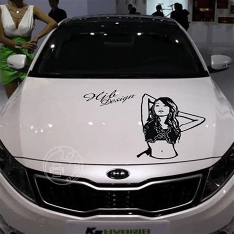 for Hyundai Graphic Letter Anime Motion Sticker Waterproof Decals for ...