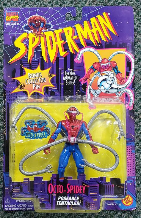 Toy Biz Spider Man The Animated Series Octo Spidey Action Figure Mint