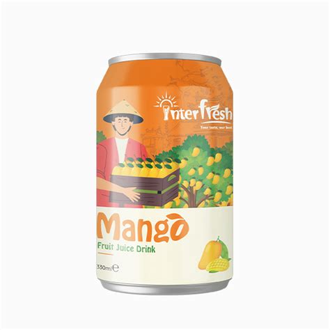 330ml Interfresh Mango Fruit Juice - INTERFRESH FOOD AND BEVERAGE COMPANY LIMITED