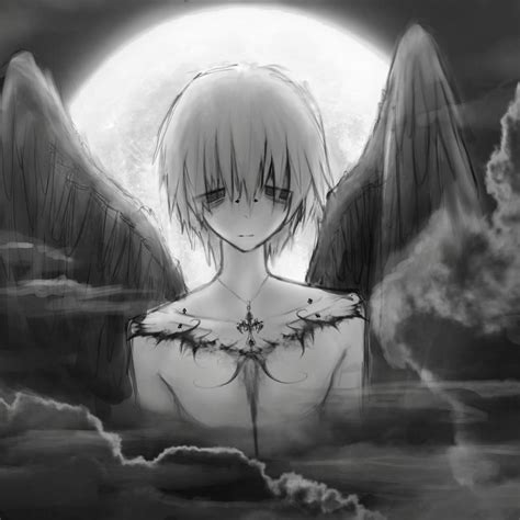 Sad Anime Boy Angel