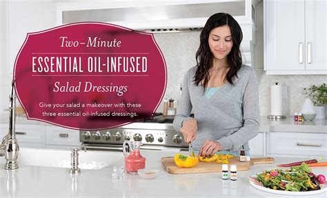 Two Minute Essential Oil Infused Salad Dressings Cooking With Essential Oils Essential Oils