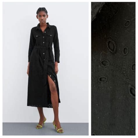 Zara Eyelet Dress Gem