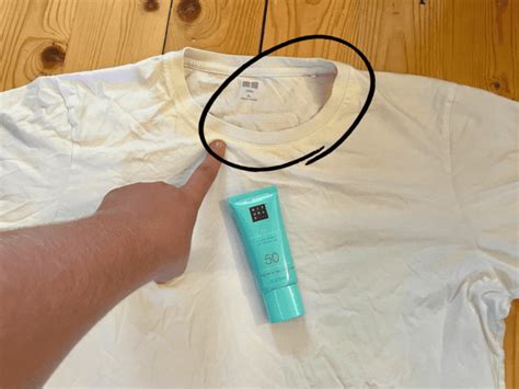 How To Remove Sunscreen Stains From Clothes Step By Step Organizingtv