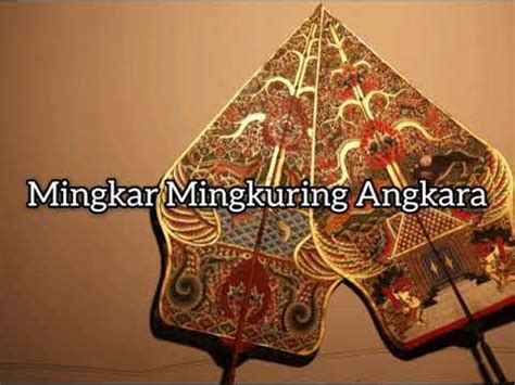 Tembang Pangkur Mingkar Mingkuring Angkara YouTube