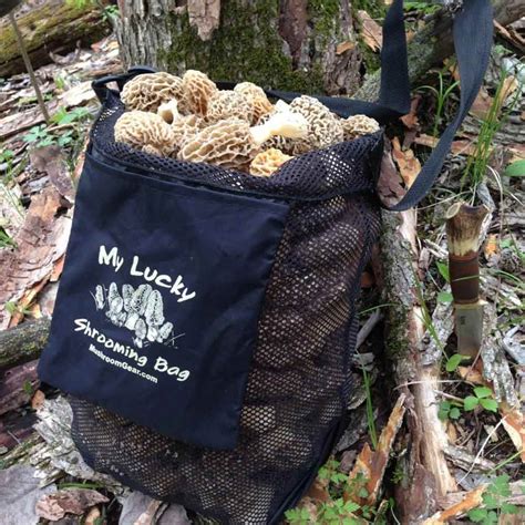 Mushroom Hunting Sack Stuffed Mushrooms Mushroom Hunting Morel Mushroom