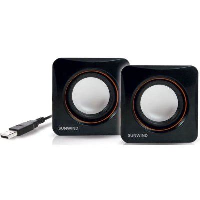 SunWind SW-SP100 Black купить в KNS. Колонки SunWind SW-SP100 Black ...