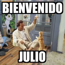 Meme Personalizado BIENVENIDO Julio 33123207