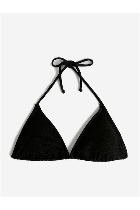 Koton Üçgen Bikini Üstü Dokulu Kaplı Fiyatı Yorumları Trendyol