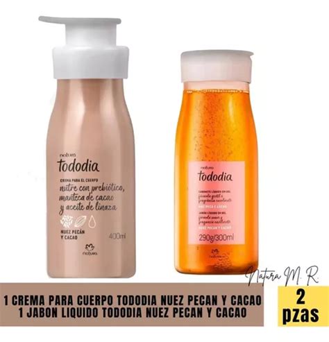 Crema Y Jabon Liquido Tododia Nuez Pecan Y Cacao Natura Cuotas Sin