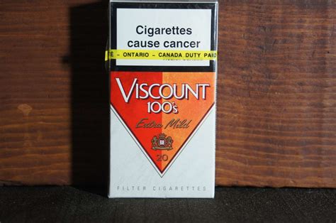 Viscount 100’s Cigarette Extra Mild Hard Pack by Benson & Hedges Quebec