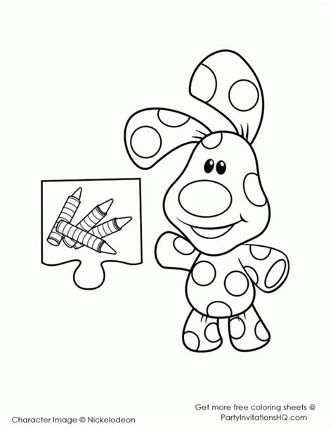 Blue's Clues: Coloring Pages & Books - 100% FREE and printable!