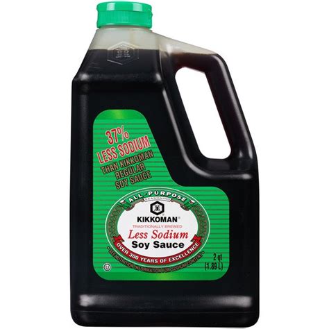 Kikkoman Low Sodium Soy Sauce, 2 Qt - Costco Food Database