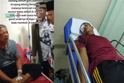 Tegur Siswa Merokok Di Sekolah Guru SMAN 7 Rejang Lebong Diketapel