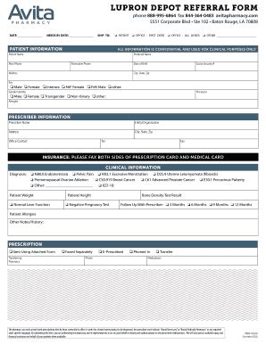 Fillable Online DEPOT REFERRAL FORM Fax Email Print PdfFiller