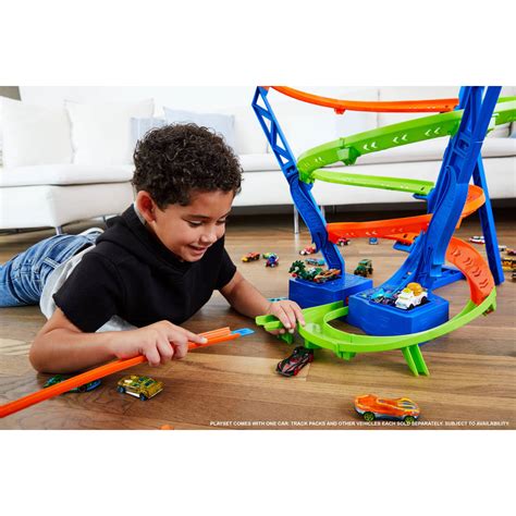Hot Wheels Action Hyper Speed Crash Racebaan