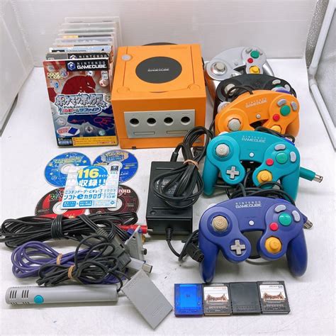 【傷や汚れあり】nintendo ニンテンドー Gamecube ゲームキューブ 本体 周辺機器 ソフト★まとめ売り★コントローラー メモリー