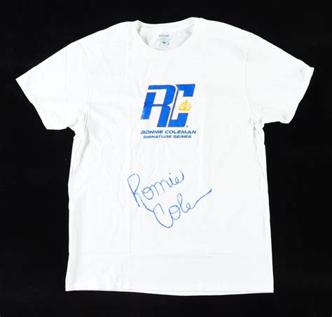 Ronnie Coleman Signed Signature Series T Shirt Leaf Pristine Auction