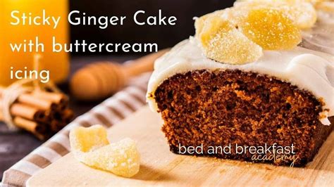 Classic Sticky Ginger Cake with Buttercream Icing recipe