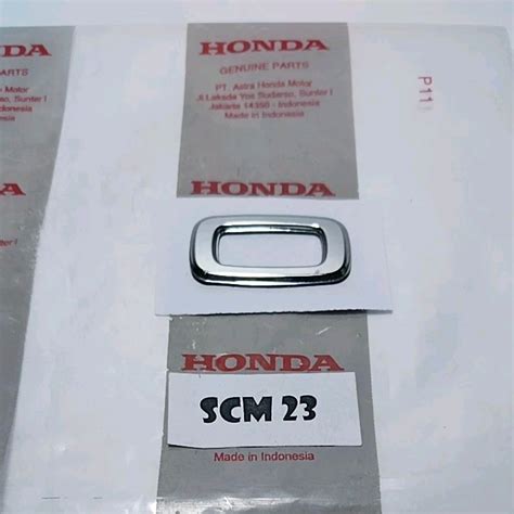 Emblem Logo Huruf O Honda Fi New Scoopy Donat 2021 2022 Original