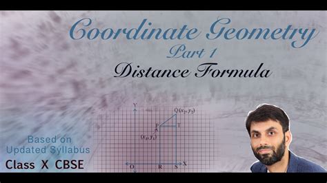 Coordinate Geometry Distance Formula Class 10 Chapter 7 Mathematics Part 1 Youtube