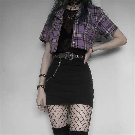 Casual Aesthetic Goth Outfits : Cute casual outfits retro outfits ...