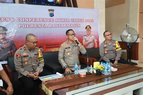 Kapolresta Sebut Tren Kasus Tindak Pidana Di Banjarmasin Tahun