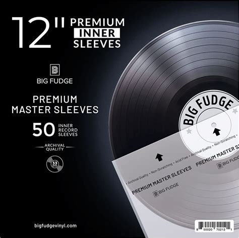 Big Fudge Premium Master Sleeves Fundas Interiores Paquete X 50 Und