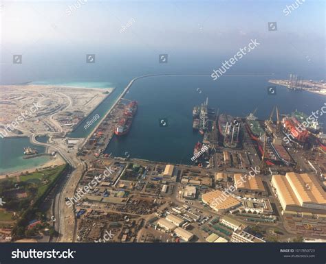 Aerial View Over Port Rashid Dubai Stock Photo 1017850723 | Shutterstock