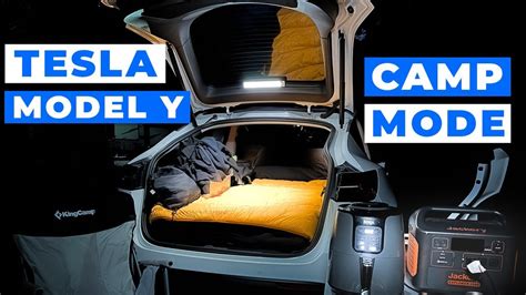 Teslas Model Y Turned Into A Little Camper The Perfect Road Trip Ca