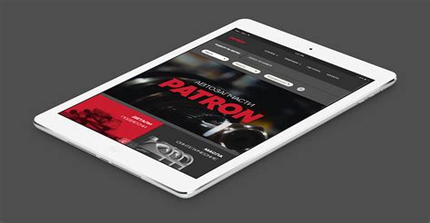 Адаптивный сайт производителя автозапчастей Patron on Behance