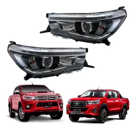 Ptico Led Tuning Toyota Hilux El Par Cuotas Sin Inter S