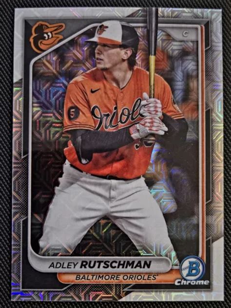 Bowman Mega Box Cromato Adley Rutschman Mojo Rifrattore Orioles