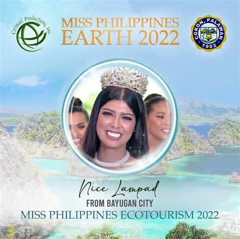 Miss Philippines Earth Is Jenny Ramp From Santa Ignacia Tarlac