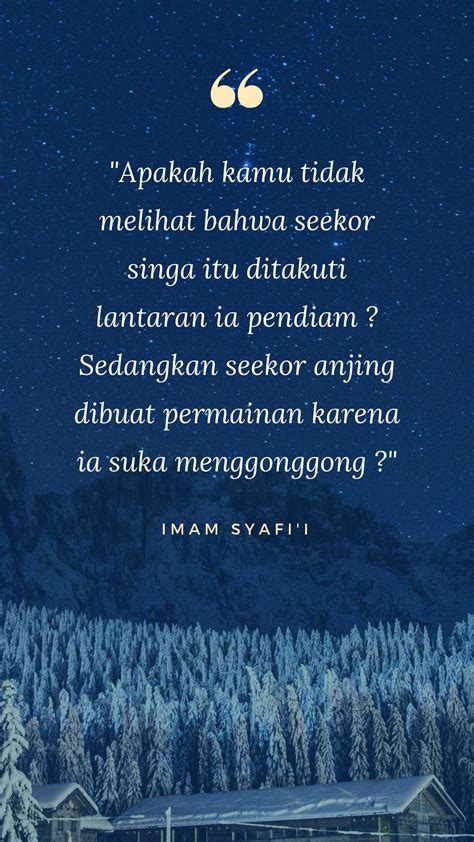 45 Kata Kata Bijak Cinta Imam Syafii