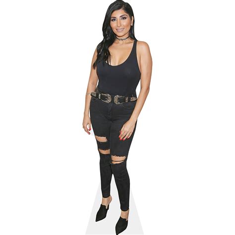 Destiney Rose Black Outfit Cardboard Cutout