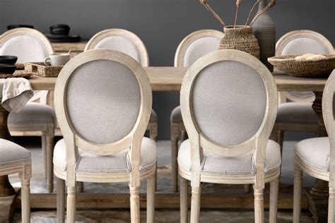 Bordeaux Olivia Seater Dining Set M Grey Cielo