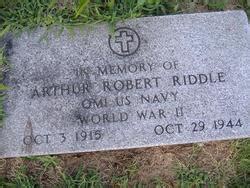 Arthur Robert Riddle 1915 1944 Memorial Find A Grave