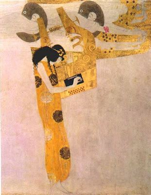 the art daily with Lydia: Gustav Klimt, Beethoven Frieze (1902)