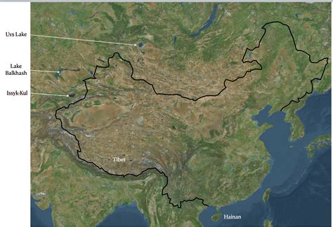 China Satellite Image Map - GeoCurrents