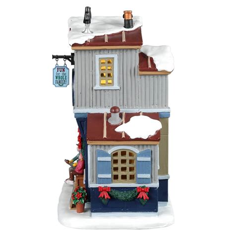 Lemax Christmas Village Tis The Season Skate Rentals Battery Operated